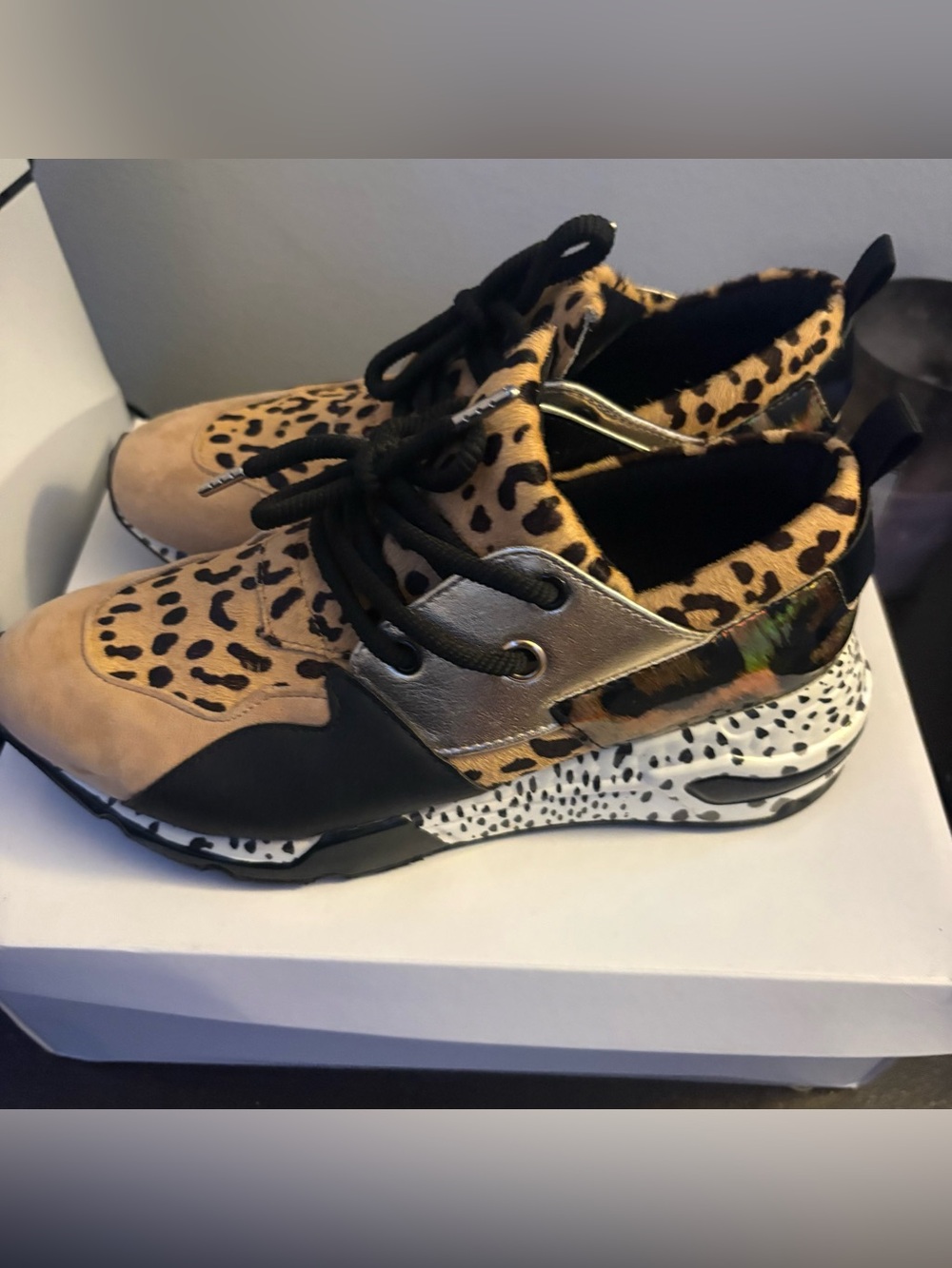 Steve Madden Cliff Leopard Sneakers
